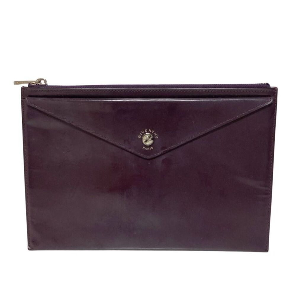 Givenchy Leather Envelope Clutch Bag
